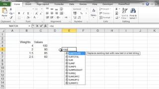 How To calculate Weighted Averages in Excel [upl. by Ecitnirp]