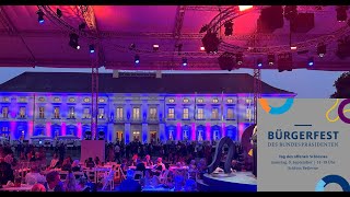 Zu Besuch im Schloss Bellevue beim Bürgerfest 2023 [upl. by Certie916]