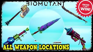 Biomutant All Weapon Locations Biomutant Ultimate Melee amp Ultimate Ranged [upl. by Anifad]