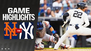 Mets vs Yankees Game Highlights 72324  MLB Highlights [upl. by Mccowyn]