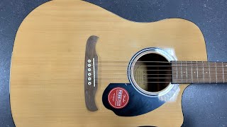 Fender FA 125CE Acoustic Guitar [upl. by Bo]