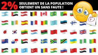 QUIZ LES DRAPEAUX DU MONDE  50 Questions Tests  Challenge  Défi [upl. by Most]