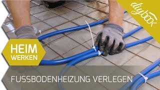 Fußbodenheizung selbst verlegen [upl. by Avra]