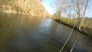 Little Juniata River PA Grannom Caddis Hatch 2014 [upl. by Giuseppe]