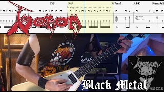 Black Metal  Venom  TAB  Cover  Tutorial [upl. by Seline]