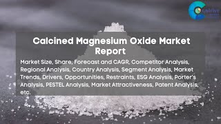 Calcined Magnesium Oxide Market Report 2024 [upl. by Wordoow]