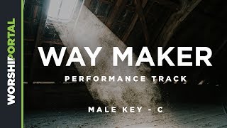 Way Maker  Male Key of C  Performance Track [upl. by Aggarwal]