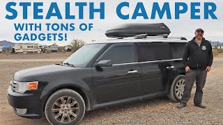 A STEALTHY and Unique SUV Camping Setup How to Live in an SUV [upl. by Gaelan]