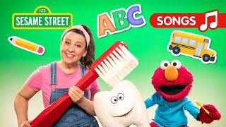 Sesame Street This is the Way We Go to School Song with Ms Rachel and Elmo [upl. by Cassandre]