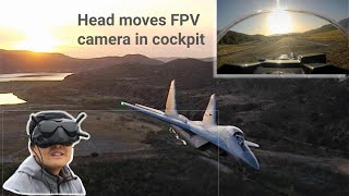 RC Mig29 Jet Immersive FPV Landings using Head Tracker [upl. by Danae214]