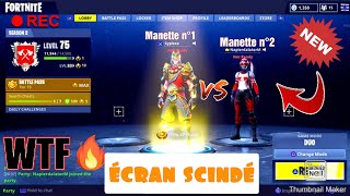 TUTO  COMMENT JOUER À DEUX EN quotÉCRAN SCINDÉquot SUR FORTNITE Battle Royale 🔥 [upl. by Eiuqcaj878]