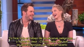 Jennifer Lawrence  Chris Pratt  Mejores momentos  SUBTITULADO ESPAÑOL [upl. by Claudette]