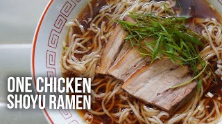 Making Shoyu Ramen from Just One Chicken kind of Recipe [upl. by Bough]