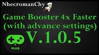 Game Booster 4x Faster with advance settings V105 [upl. by Healey]