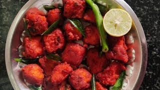 Paneer 65 recipe in Tamil  Paneer dry recipe in Tamil  How to prepare Paneer65 Chettinad style [upl. by Evander]