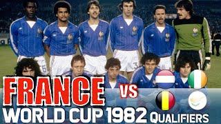 France World Cup 1982 All Qualification Matches Highlights  Road to Spain [upl. by Noillid]