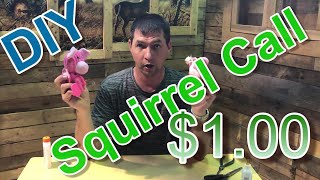 DIY Squirrel Call fast and easy to make Really Works [upl. by Ydaf107]