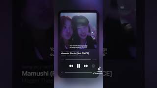 Mamushi feat twice lyrics kpop twice fyp [upl. by Ellehcrad717]