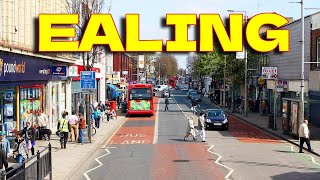 A Scenic Walk from West Ealing to Ealing Broadway  London UK  4K  February 2023 [upl. by Nytnerb]