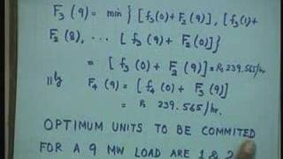 Lecture  33 Optimal Unit Commitment [upl. by Malas999]