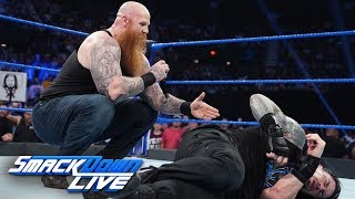 Roman Reigns and Daniel Bryan are blindsided by Erick Rowan SmackDown LIVE Sept 3 2019 [upl. by Celestyna]