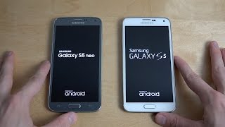 Samsung Galaxy S5 Neo vs Samsung Galaxy S5  Which Is Faster [upl. by Kriste]