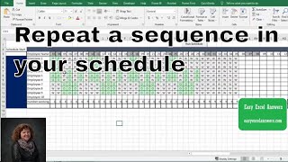 How to repeat a sequence in your schedule [upl. by Witte990]