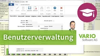 Benutzerverwaltung in der VARIO 8 Warenwirtschaft  Tutorial [upl. by Coop734]