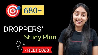 How DROPPERS can Score 680 in NEET 2023  Smart Approach🔥 [upl. by Tricia990]