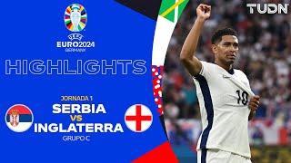 HIGHLIGHTS  Serbia vs Inglaterra  UEFA EURO 2024  J1  TUDN [upl. by Joon]