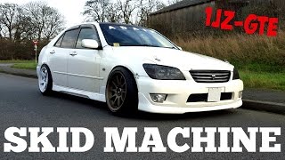 🐒 TOYOTA ALTEZZA 1JZGTE SKID MACHINE [upl. by Carley]