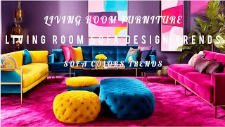 TOP 10 Sofa Color Trends for 2024 Modern Living Room Sofa Design Ideas Modern Living Spaces [upl. by Aerdnaid]