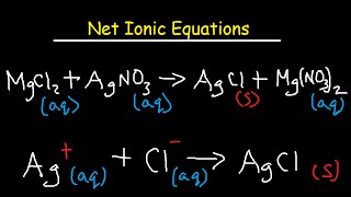 Net Ionic Equation Worksheet and Answers [upl. by Aihsekel515]