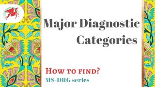 Major Diagnostic Categories in MSDRG  inpatient coding [upl. by Piotr]