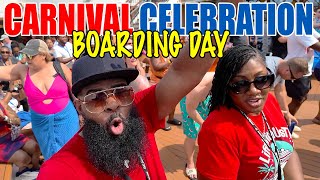 Carnival Celebration 2024 Group Cruise Embarkation Day [upl. by Yrrac182]