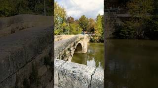 Puentecilla oldest Roman bridge in Palencia Spain caminodesantiago spain [upl. by Leola]