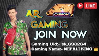 ArGaming is carrompool gaming live challenge💪 [upl. by Palestine853]