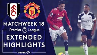 Fulham v Manchester United  PREMIER LEAGUE HIGHLIGHTS  1202021  NBC Sports [upl. by Chrysa]