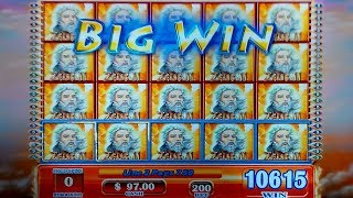 JACKPOT HANDPAY Zeus II Slot  JAWDROPPING YES [upl. by Garbers]