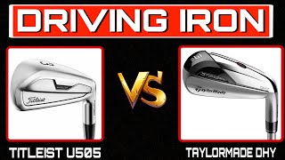 Mid to High Handicap Long Irons  Titleist U505 vs TaylorMade Stealth DHY [upl. by Mohl362]