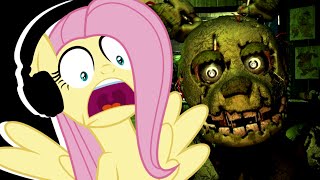 Fluttershee plays Five Nights at Freddys 3 🍉  LOSING IT [upl. by Fesoy]