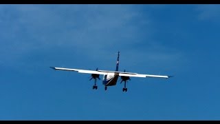 Close Typ BN2 Britten Norman quotIslanderquot DIFLN Awesome Takeoff at Norddeich Airport [upl. by Steel]