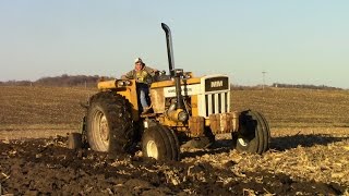 MinneapolisMoline G1350 Tractor and Oliver 540 Plow [upl. by Westfahl]