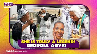 She Is Truly A Legend Watch Georgia Agyei’s Amazing Performance at Empress Gifty’s mum fuñeřaļ [upl. by Clova456]