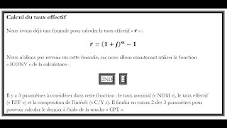 Mathématiques immobilières H22 Cours 9 Début de période taux effectif et refinancement [upl. by Evaleen894]