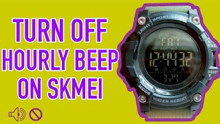 How to disable hourly beep on SKMEI watches [upl. by Aseena]