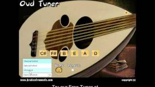 How to tune the oud  Oud Tuner  Oud Tuning [upl. by Rodmur517]