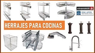 Herrajes Para muebles De Cocina [upl. by Htilil]