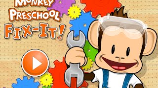 Monkey Preschool Fix It Educational Android İos Free Game GAMEPLAY VİDEO [upl. by Nari]