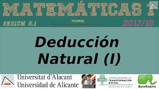 Lógica Deducción Natural 512017 [upl. by Renrag]